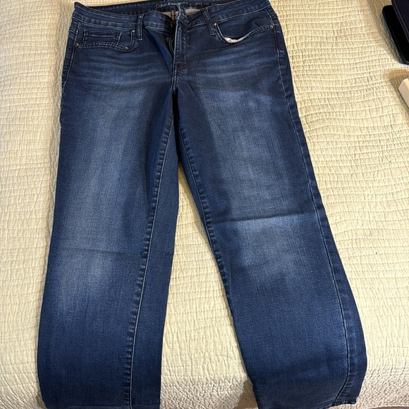 Calvin Klein Ultimate Skinny Jeans Blue Denim Pants Women W32XL30 - Picture 5 of 9